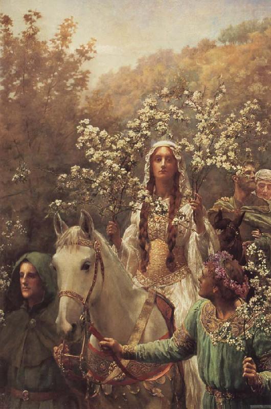 Queen Guinever-s Maying, John Collier
